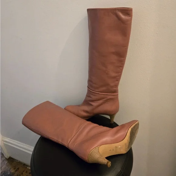 Marc Jacobs Over the Knee Pink Boots - Picture 4 of 5